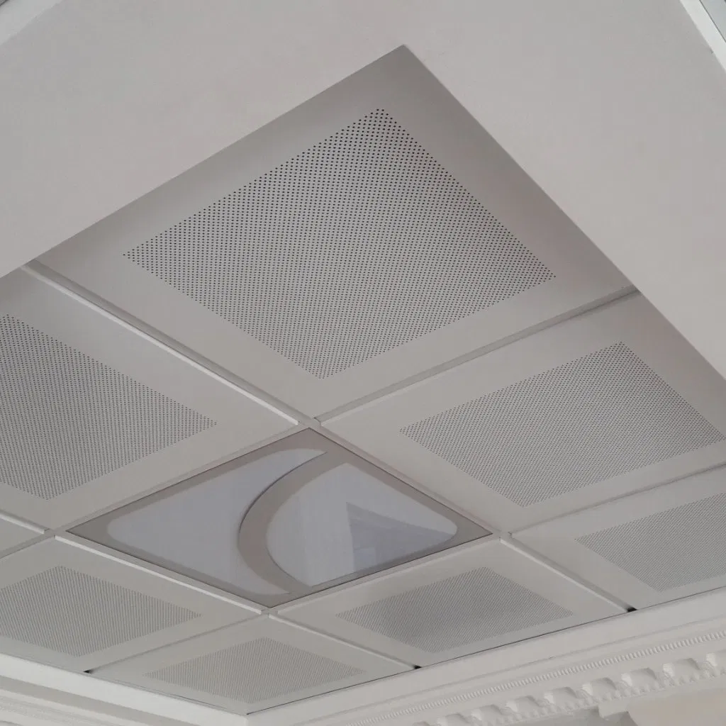 Aluminum Ceiling Tile 595*595 mm Lay on Ceiling Panel for Office Decoration