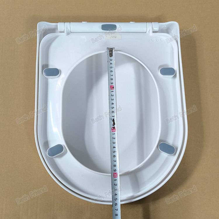 Wholesale Customizable Modern Bathroom Toilet Plastic Seat Cover - Quick Release PP U-Shape Elongated Wc Accessories