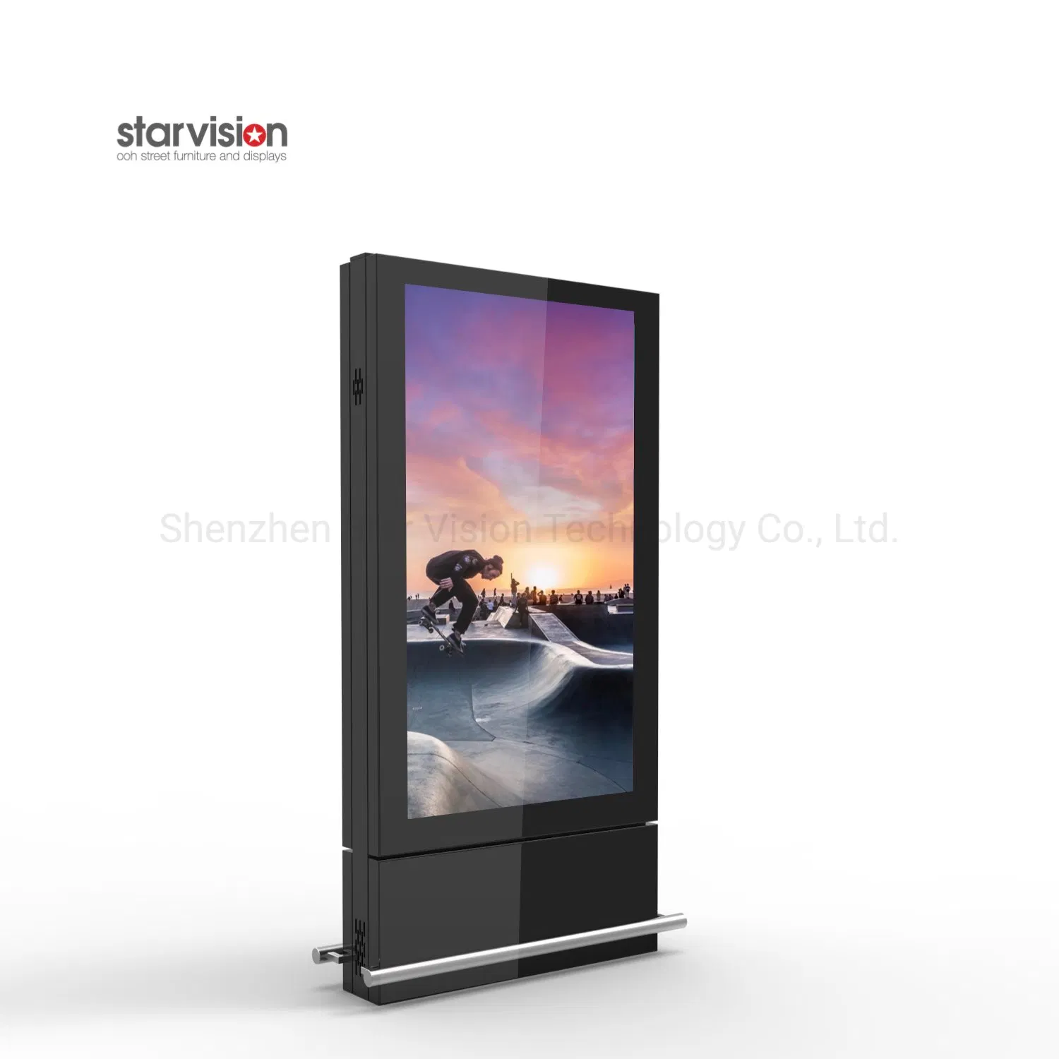Waterproof Advertising Kiosk Double Sided Outdoor LCD Display Digital Signage for Airport