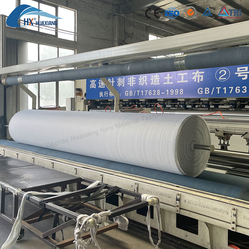 Polyester Short Fiber 100g 200g 300g 400g 600g Needle Punched Nonwoven Textile Fabric Geotextile Fabrics