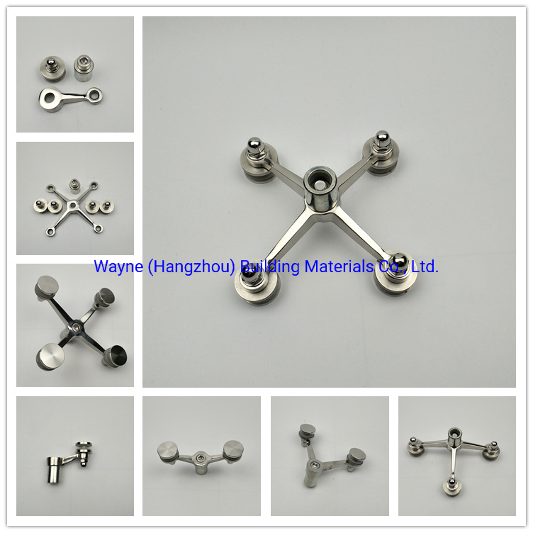 300mm Stainless Steel Glass Spider with 3 Arms; Glass Fitting Hardware, Point-Fixed Curtain Wall Hardware with High Quality and Best Price
