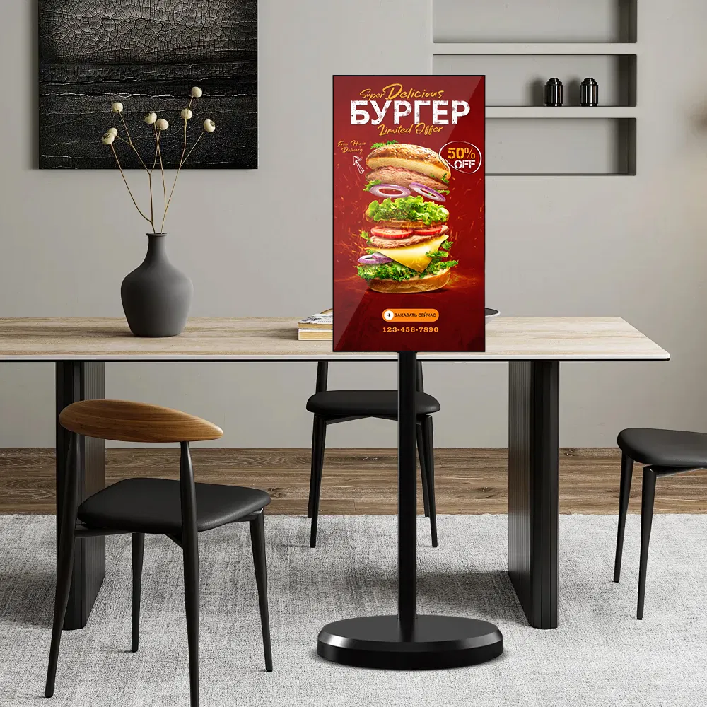 Portable Movable Floor Touch Screen Home TV Smart 32'' Touch Screen with Brevecas