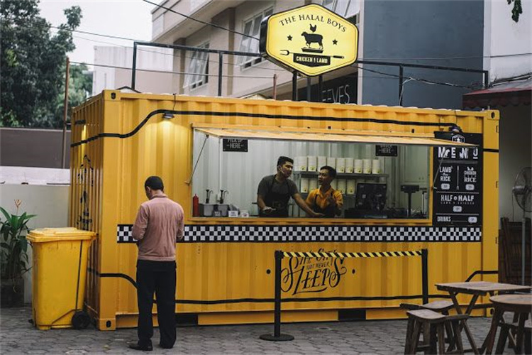 Restaurant Movable Shipping Container Shops for Sale