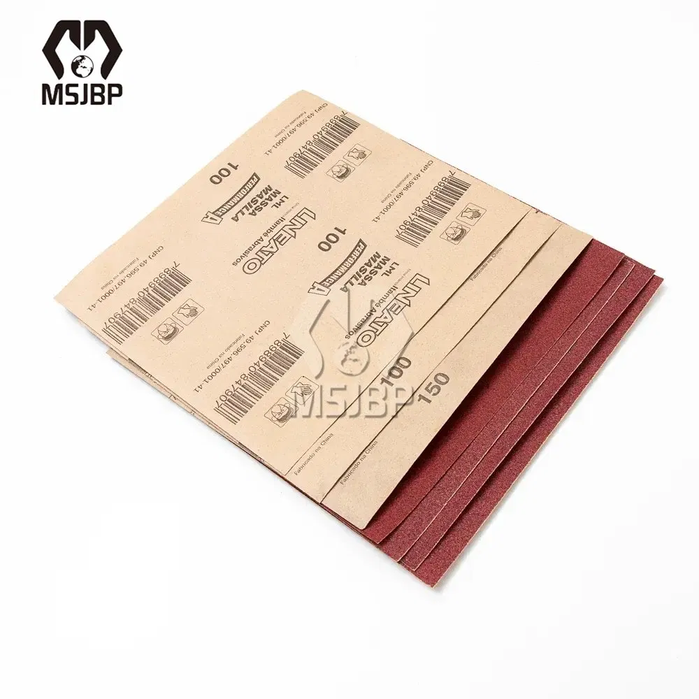 Lineato Red Aluminum Oxide Waterproof Sandpaper