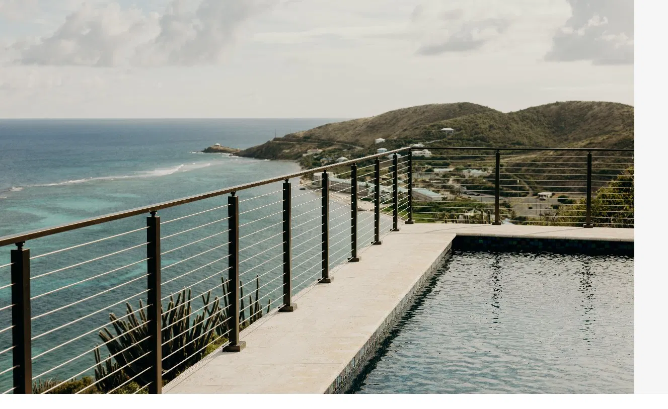 Ace High Quality Wood Posts Stainless Steel Wire Rope Cable Deck Railing