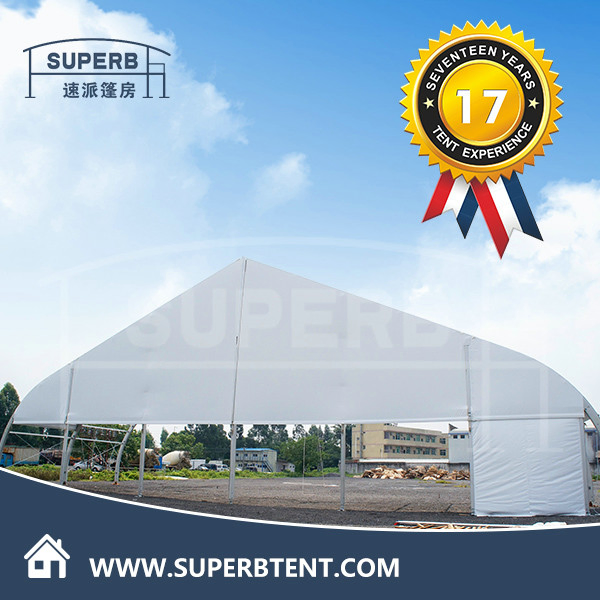 40m*120m Curve Marquee Tent Tria Installation by Superb Tent