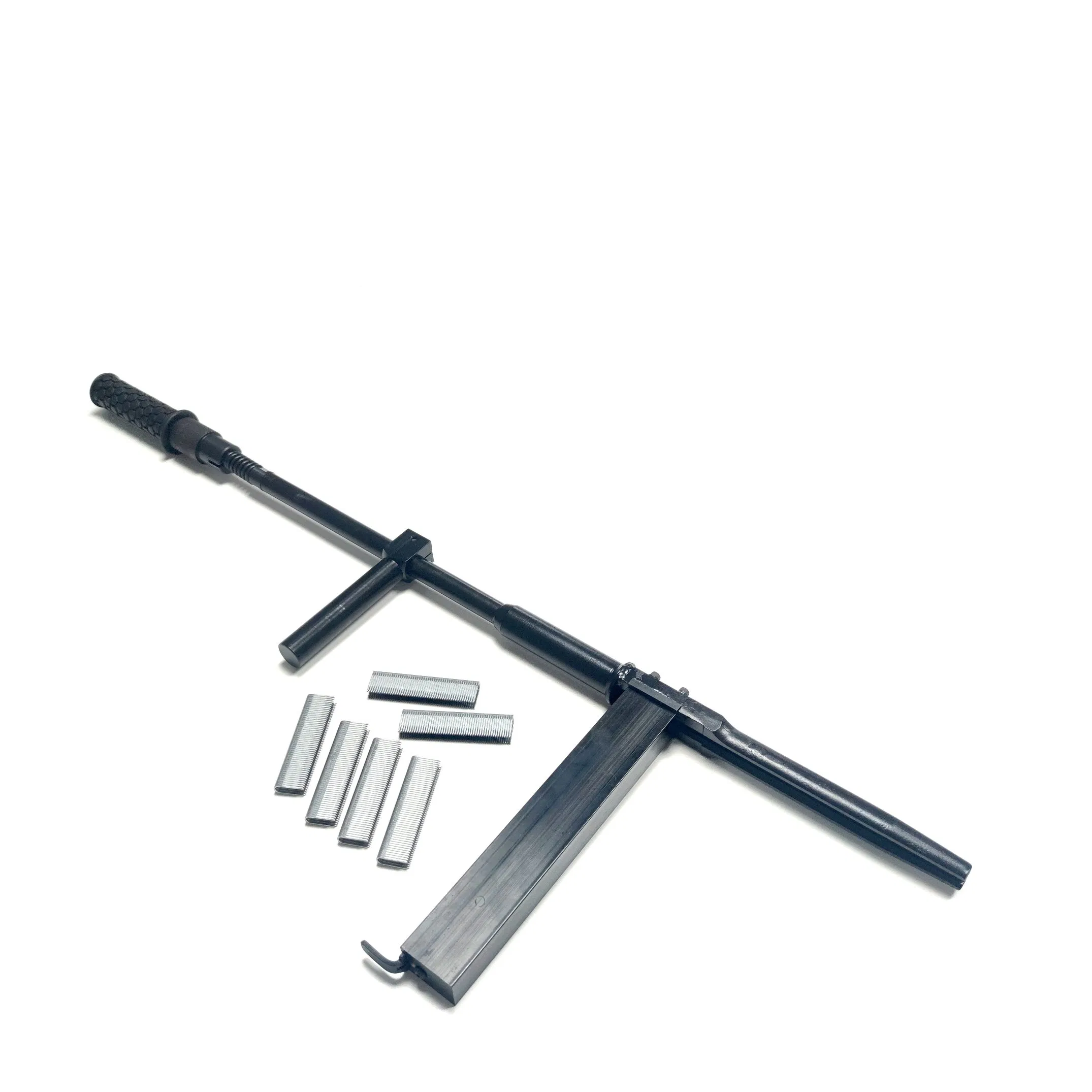 Ручной степлер для арматуры, черный металлический