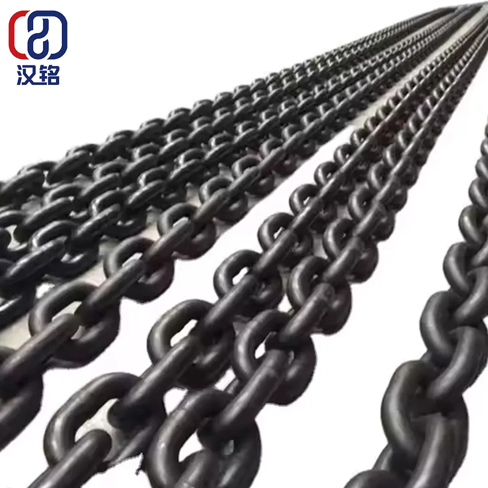 8*24mm G80 Black Load Lifting Chain Stronger Strength Load Chain