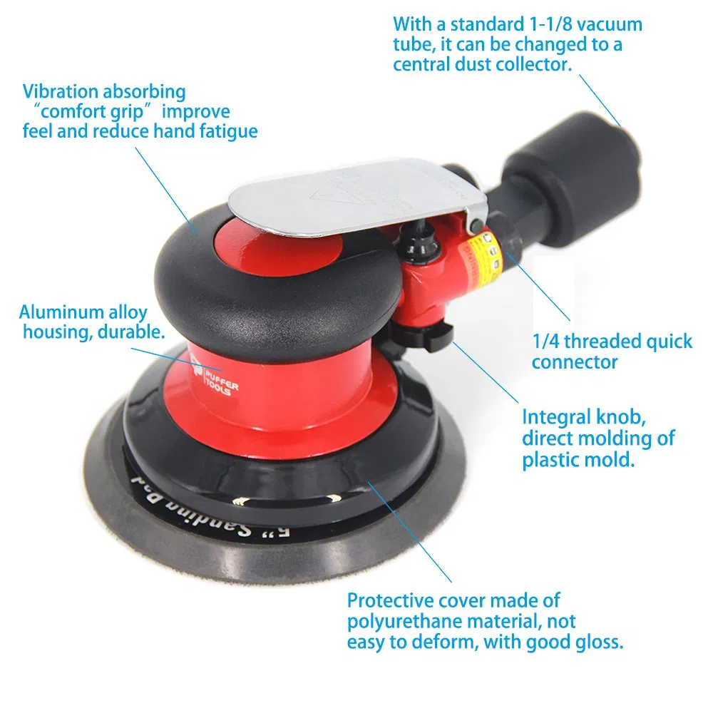 Пневматическая орбитальная шлифмашина Puffer PT-2502V