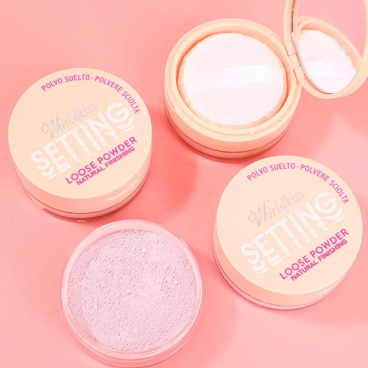 OEM/ODM Custom Wholesale Long Lasting Waterproof Natural Makeup Perfect Loose Setting Powder
