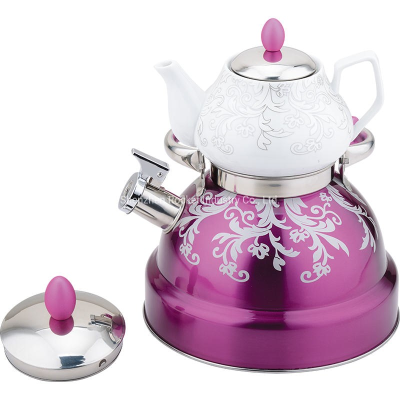 Чайник со свистком, 3.75 л, нержавеющая сталь