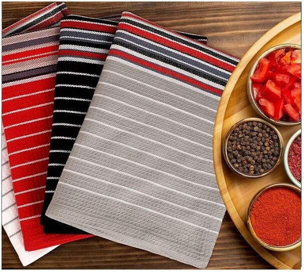 Premium Cotton Dish Towels for Effortless Kitchen Cleaning