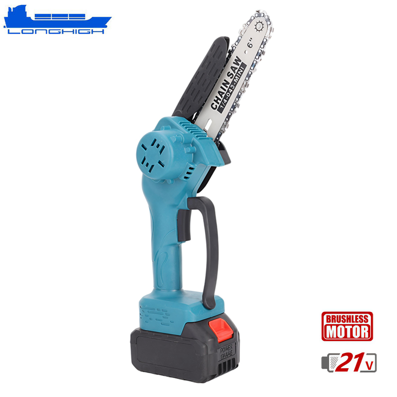 Electric 21V Battery Chainsaw for Efficient Garden Tools