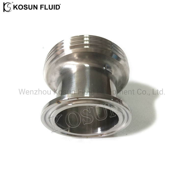 Sanitary Stainless Steel Tri Clamp to Rjt Male Union Fitting