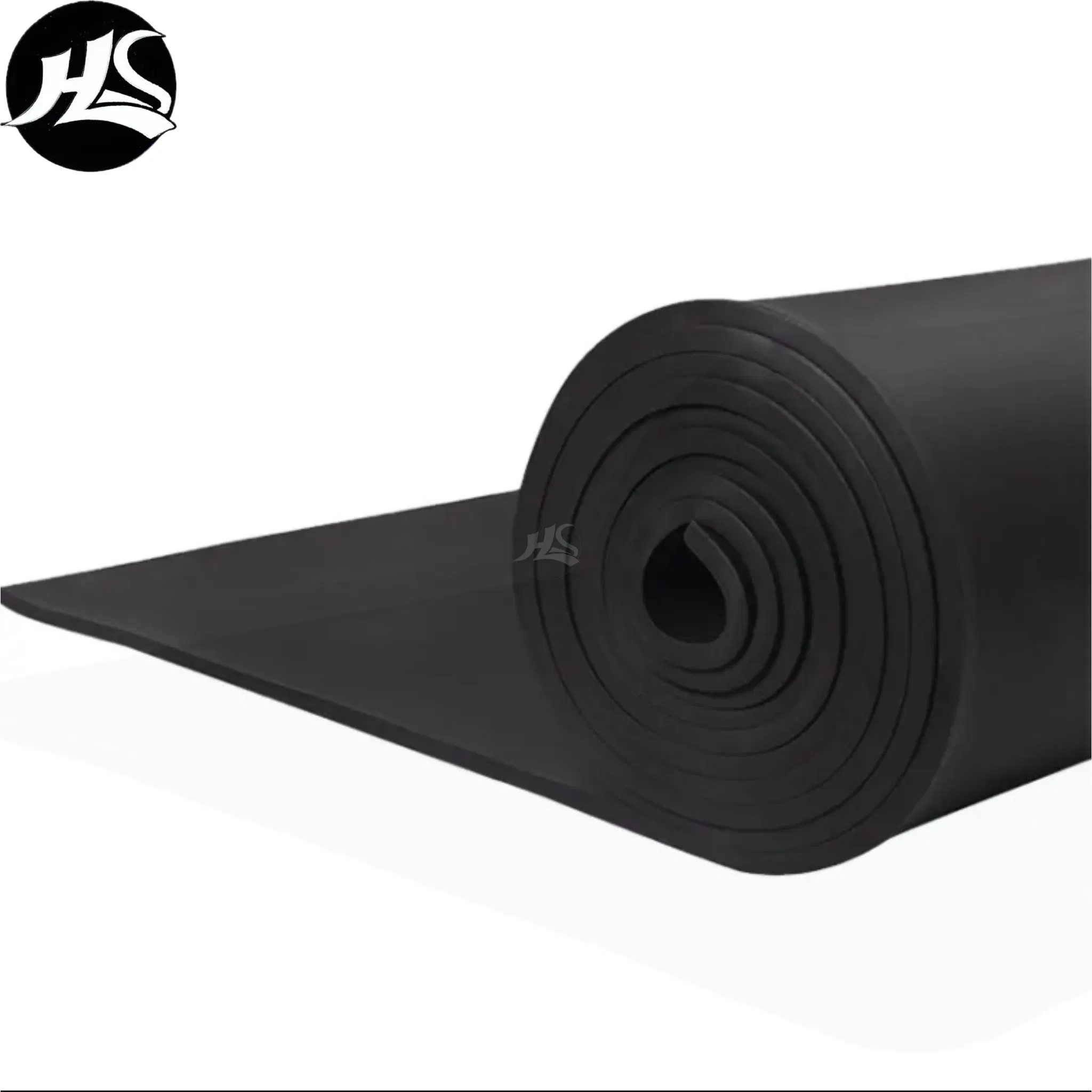 Customized Size Black 1~50mm Thickness Elastomeric Natural Sponge Gasket NBR/Cr/EPDM/PVC/SBR/FKM/PE/EVA Rubber Foam Sheet Roll