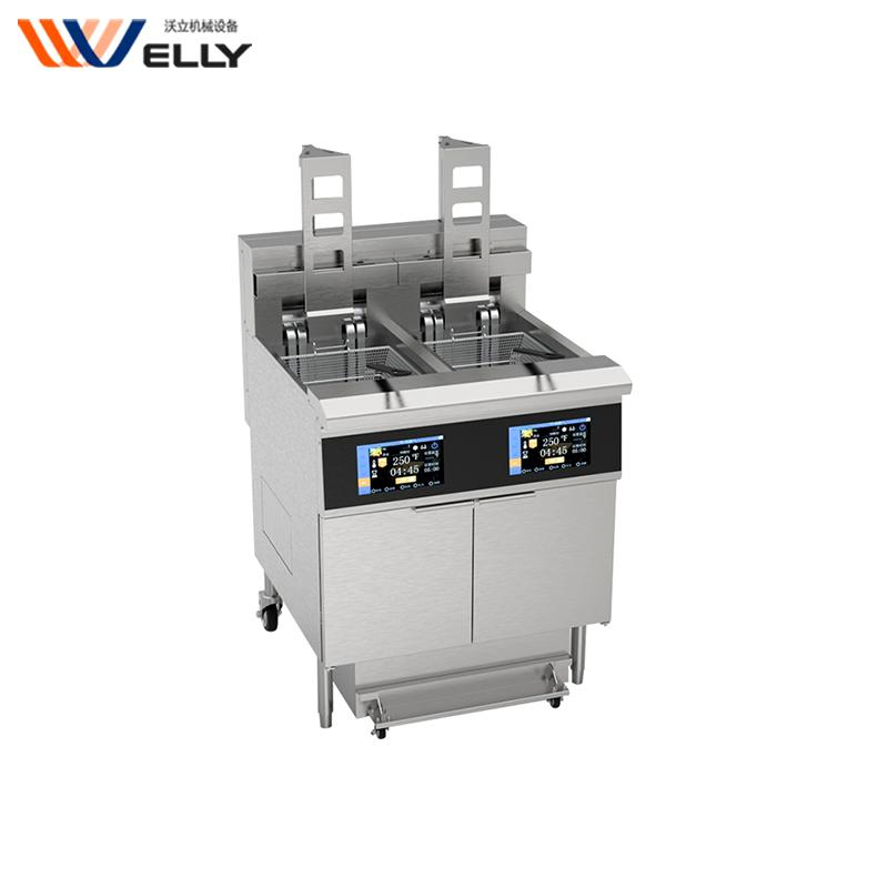 Commercial Automated Vacuum Propane Chicken Pressure Deep Fryer Machine