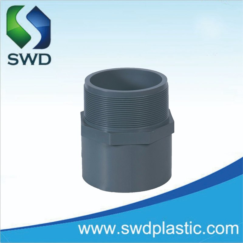 Plastic PVC Pn10 Male Adaptor Elbow Tee Pipe Fittings From Factory
