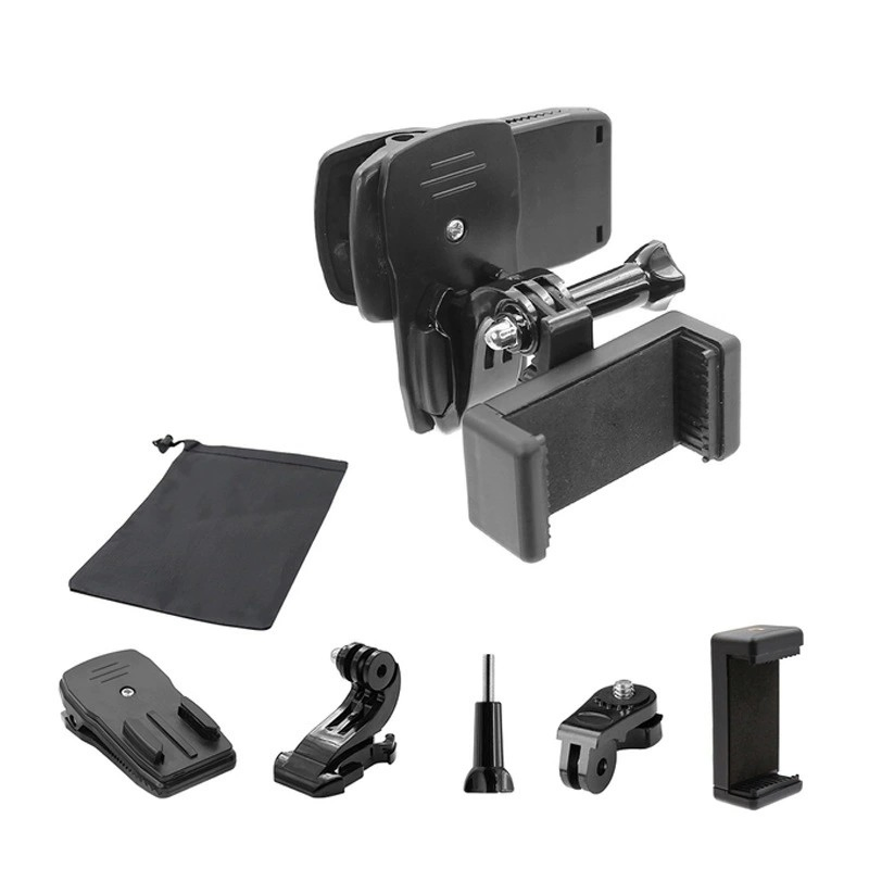 Wholesale Black Backpack Clip Action Camera Shoulder Belt 360 Degree for Gopro Action Camera Accessories