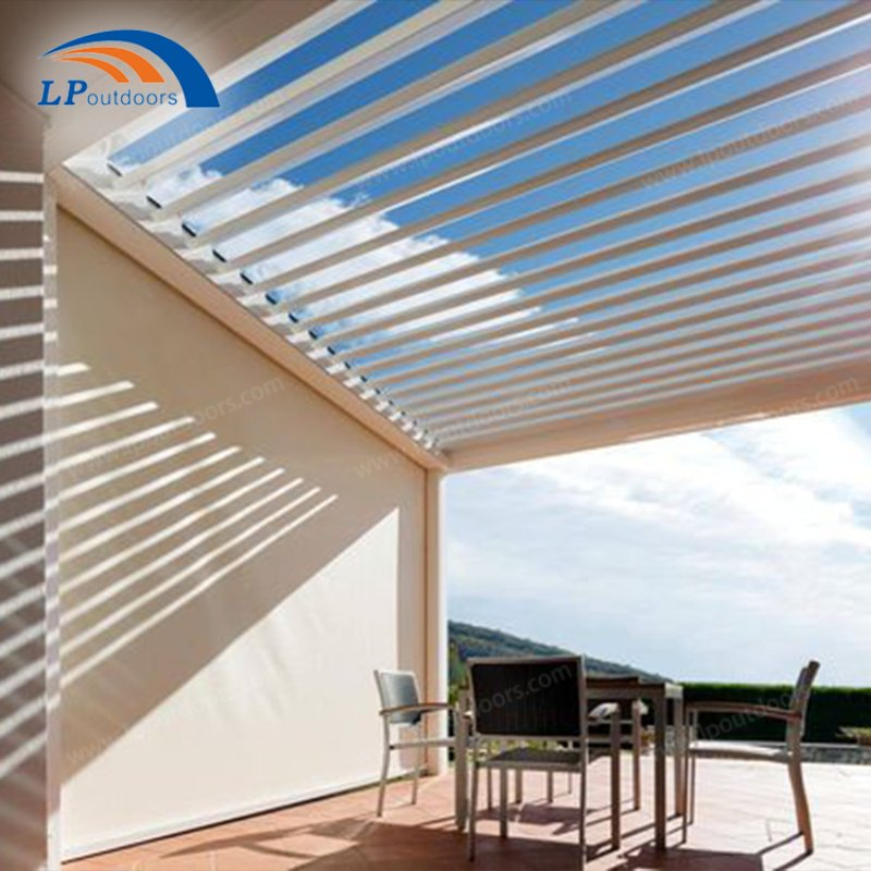 Modern New Style Waterproof Aluminum Pergola Sunshade Garden Gazebo Sale in Canada