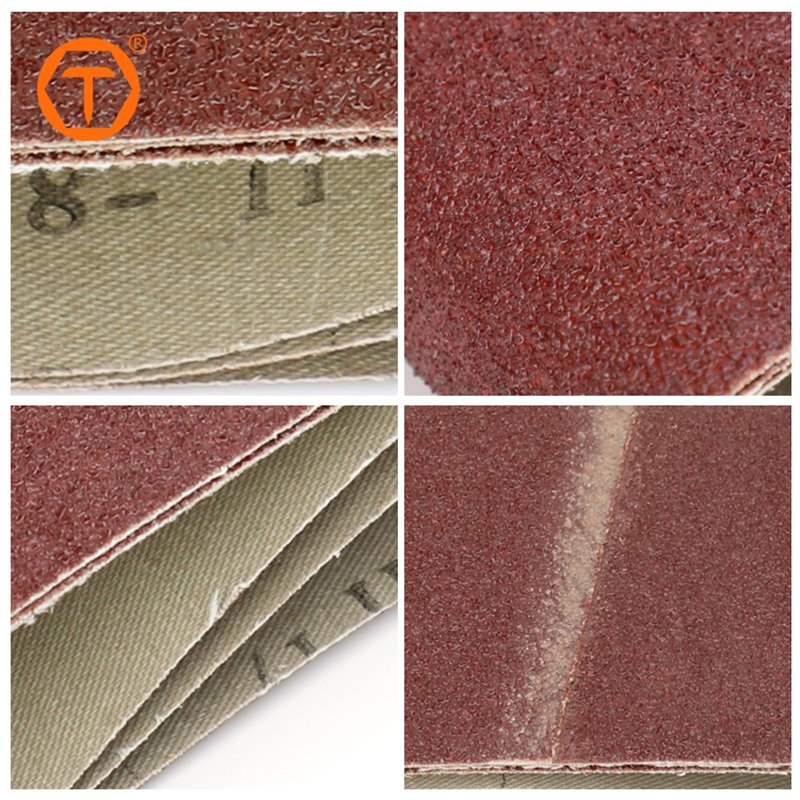3 Packs 21 Inch 120 Grit Lapped Joint Aluminum Oxide Sanding Belts