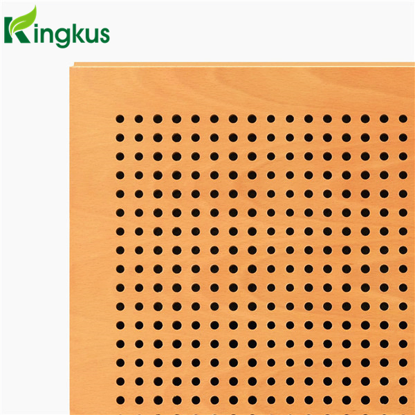 Eco-Friendly Fire-Resistant Wooden Timber Grooved Acoustic Panel