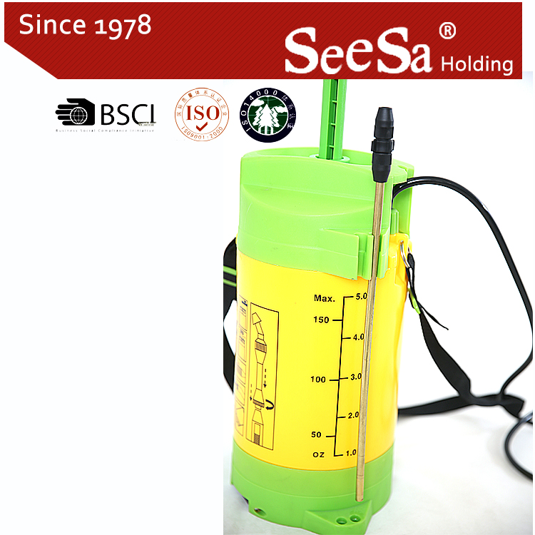 5L Garden Agricultural Household Shoulder Pressure Sprayer with Gauge (SX-CS5C-A)