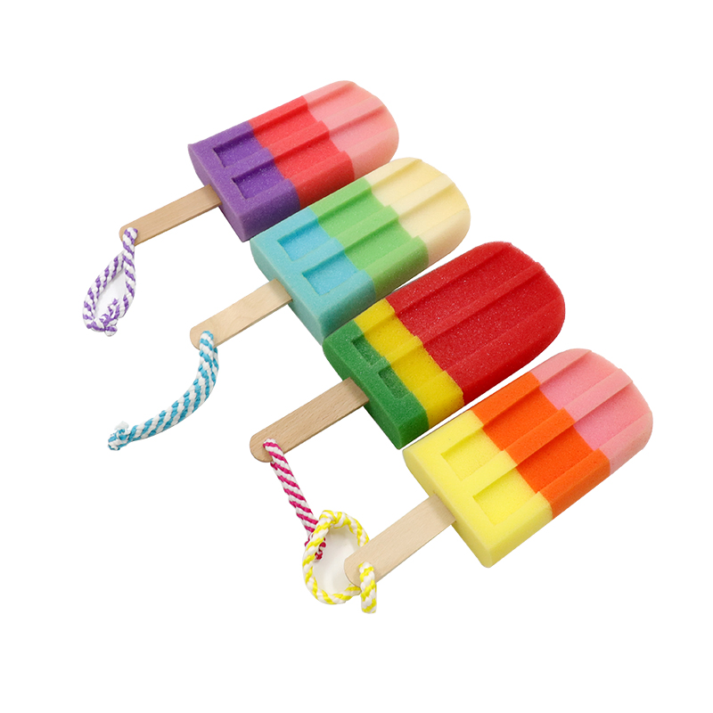 Ice Cream Ice Cream Sponge Glass Cleaning Tool Soft Bath Towel Sponge Wholesale