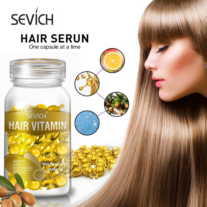 Hair Vitamins Repair Growth Oil Moisturizing Treatment Capsule Hair Serum Oil Capsules