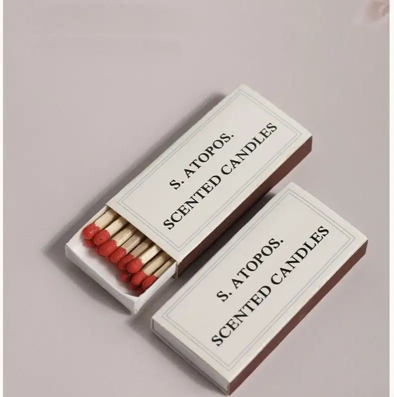 Wholesale Cheap Custom Printing Paper Matches Box Matchbook Match Colors Customized Stick Safety Match Boxes