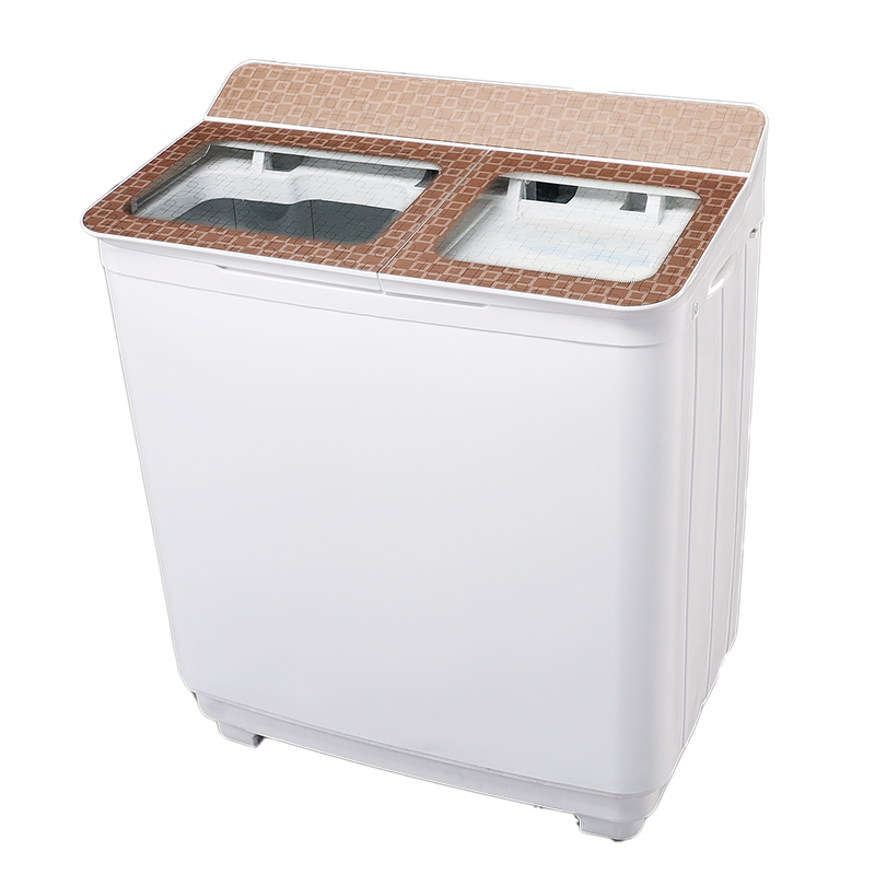 8kg Wholesale Flip Glass Double Bucket Top Mounted Household Semi-Automatic Washing Machine