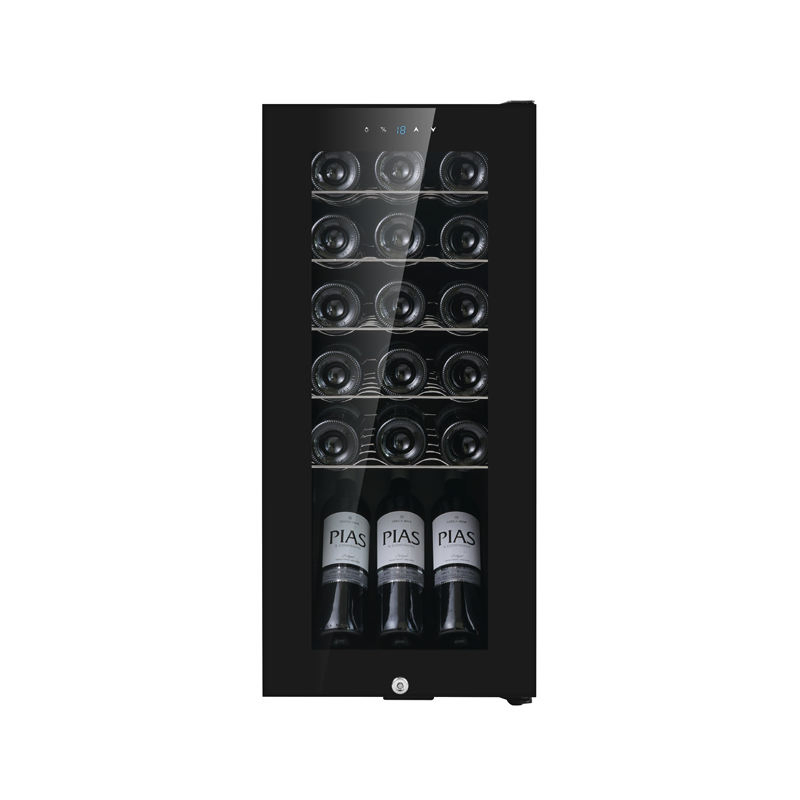 Mini Electronic Thermoelectric Wine Beverage Cooler Refrigerator Fridge 18 Bottles Capacity Wine Cooler for Household