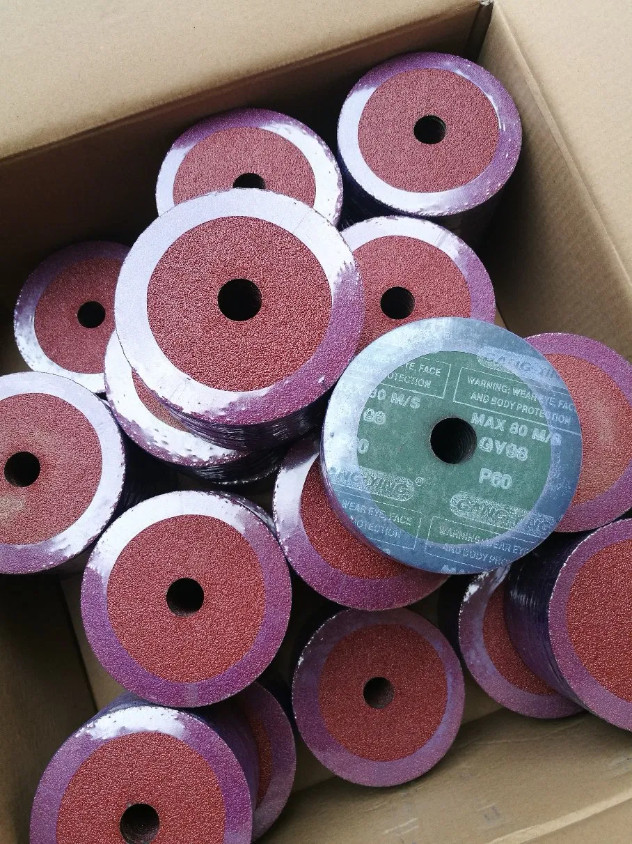 125mm Blue Zirconia High Quality Fiber Sanding Disc for Stainless Steel