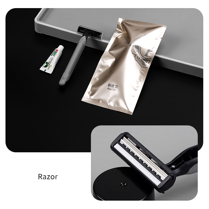 Customized Luxury Full-Room Disposable Toiletries Set Environmental Protection Function of Five-Star Hotel and Restaurant Supplies
