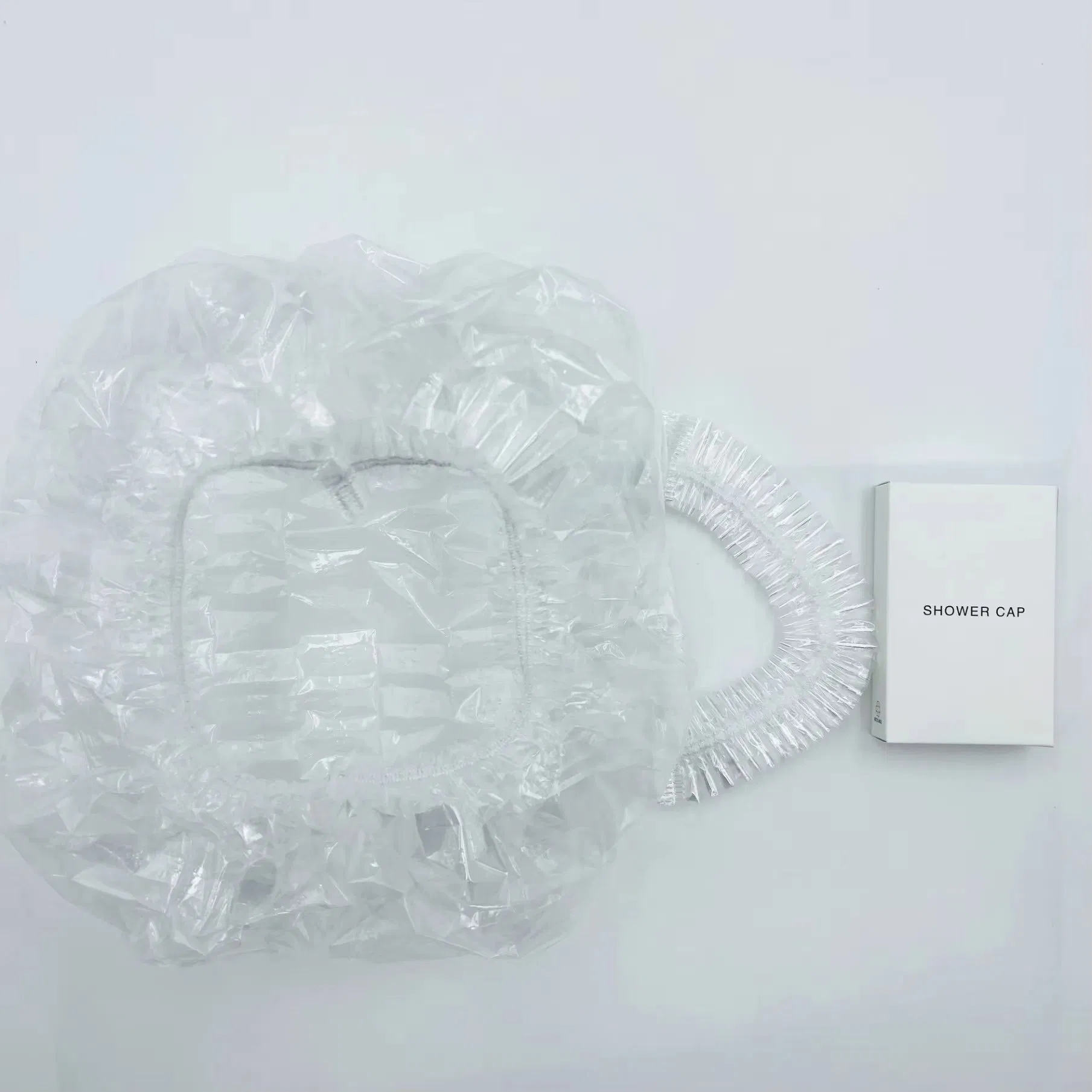 Shower Cap Transparent Hair Cover Disposable Shower Caps