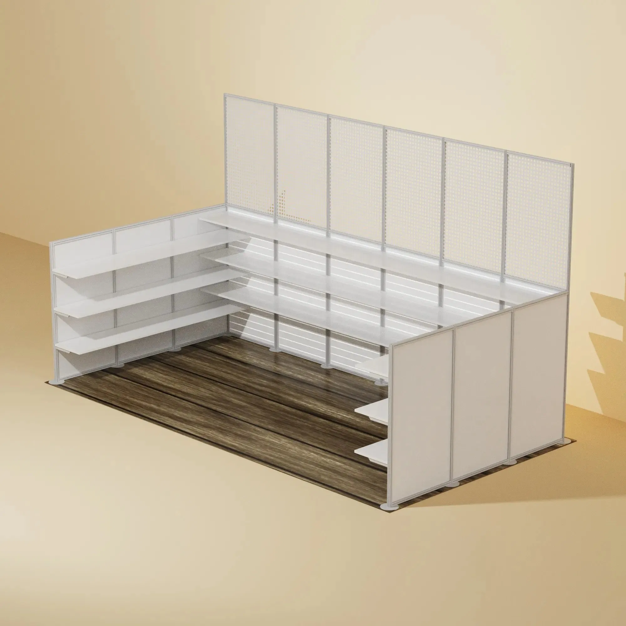 Aluminum Stand Assemble Modular Aluminum Guarding for Machines, Barrier Guard for Workstation and Warehouse