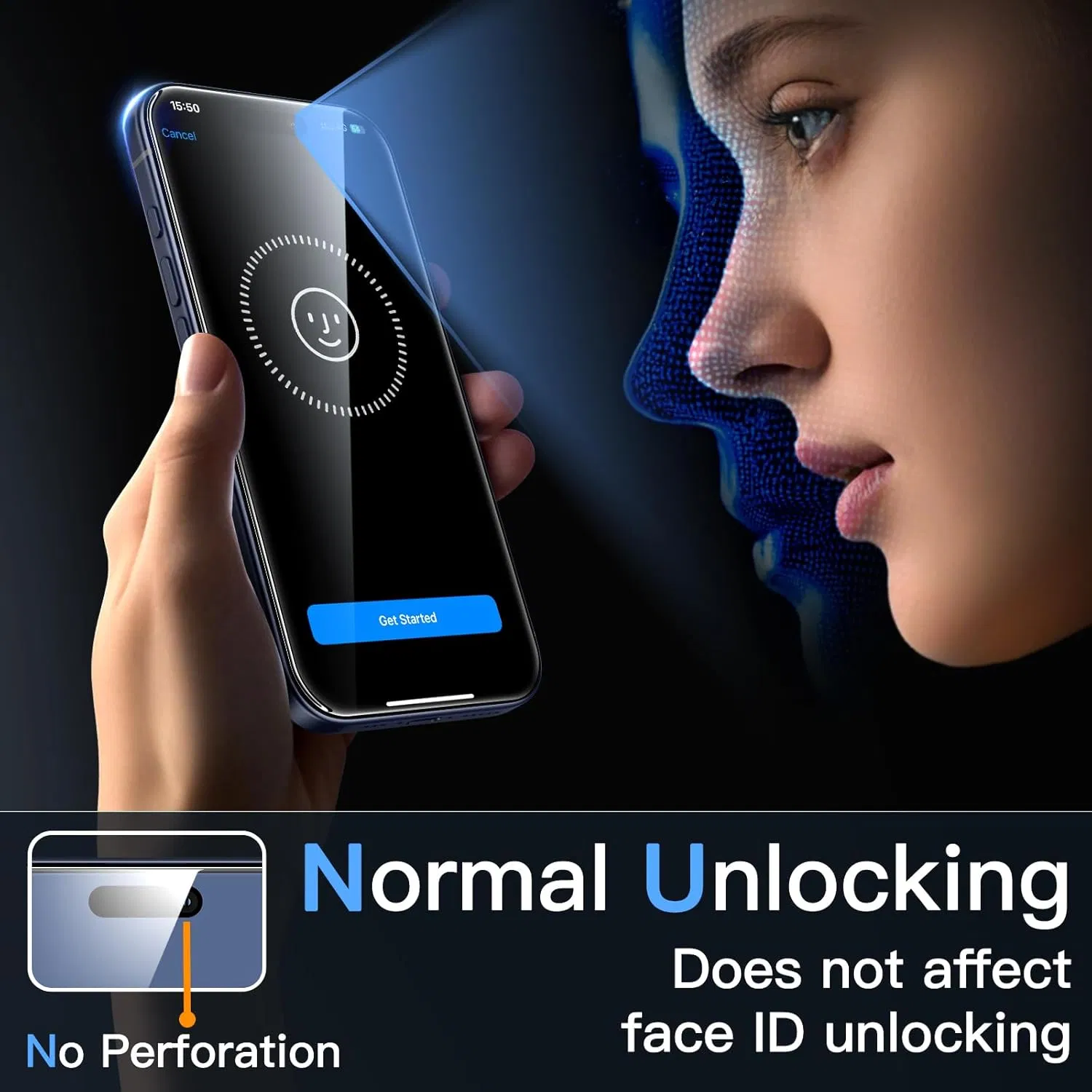 Защитное стекло 2.5D 9H для iPhone 17 PRO
