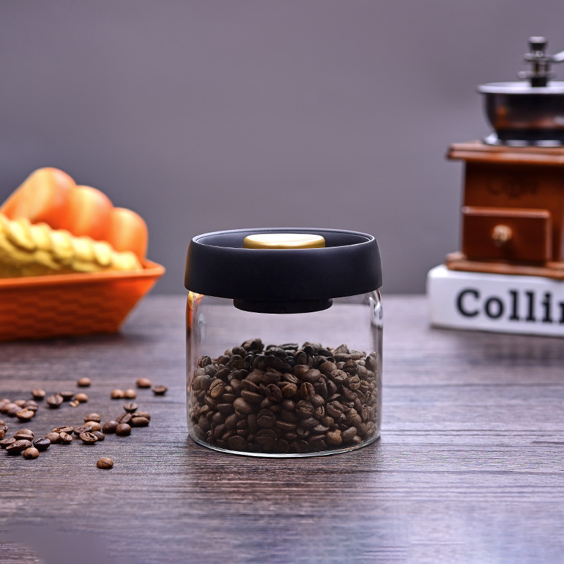 Vacuum-Sealed Coffee Bean Jar for Ultimate Freshness Preservation