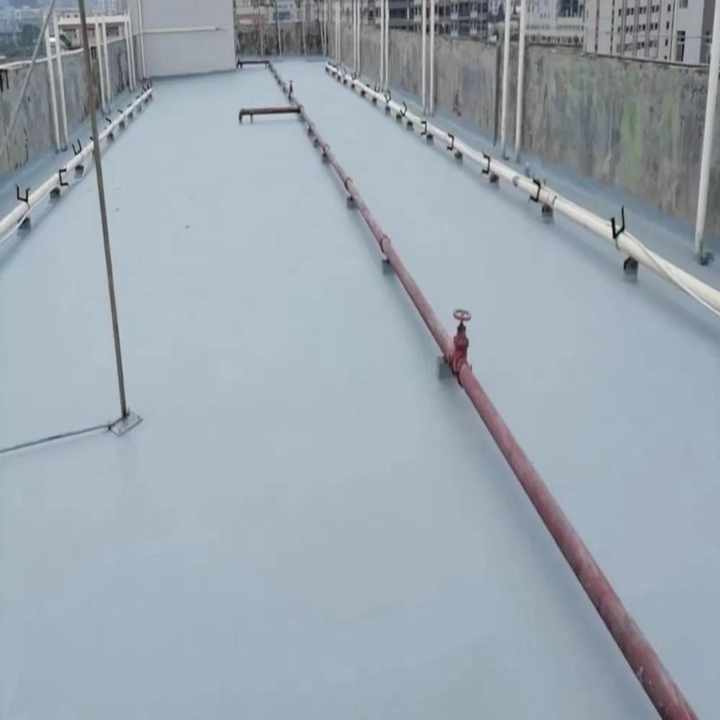 Nbs-135 Red Rubber Waterproof Coating Roof/ Housetop/ Metal Based/ Wall Color Paint