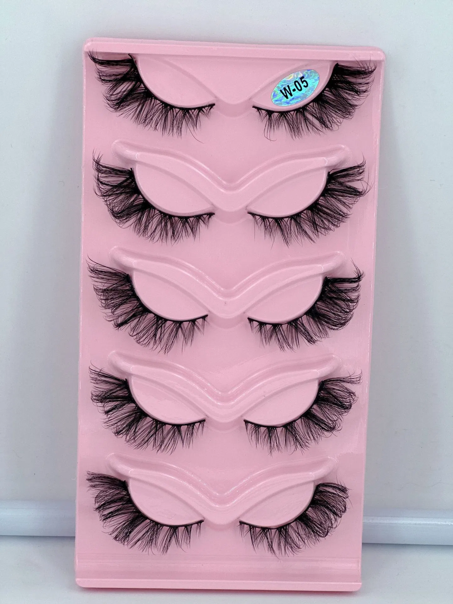 Vegan Fluffy 3D Natural Silk Lashes Wholesale Faux Mink Eyelashes
