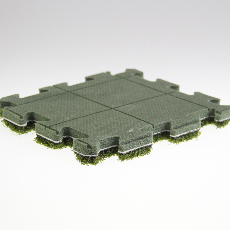 Interlocking Artificial Grass Tile Decorative Carpet Tiles