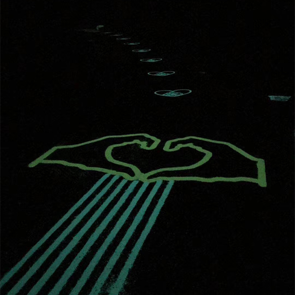 Glow in The Dark Photoluminescent Luminous Pebble for Road Making