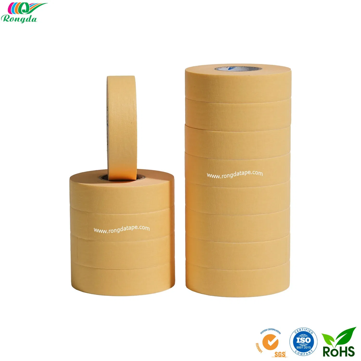 Painters Tape for Car Paint Yellow No Residue Automotive Masking Tape for Automotive Paint - Heat Resistant for Paint Booth