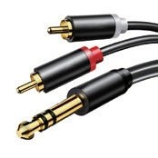 Аудиокабель 3.5 мм Jack - 2 RCA