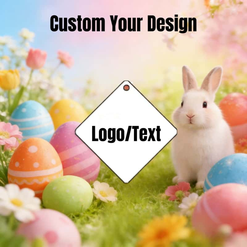 Easter Theme Customized Fragrances Paper Air Freshener Double-Sided Ideal Holiday Gift