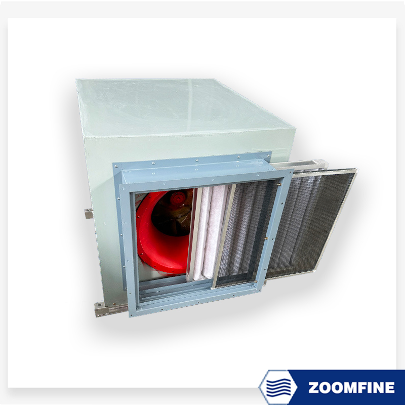 One-Way Flow Purification Unit Clean Air Fan Whole-House Silent Duct Indoor Exhaust Hot Pot Restaurant Fresh Air System Ventilator