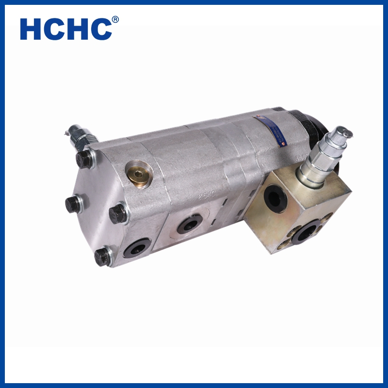 Гидравлический насос двойной шестеренный высокого давления CBTDEL/FB