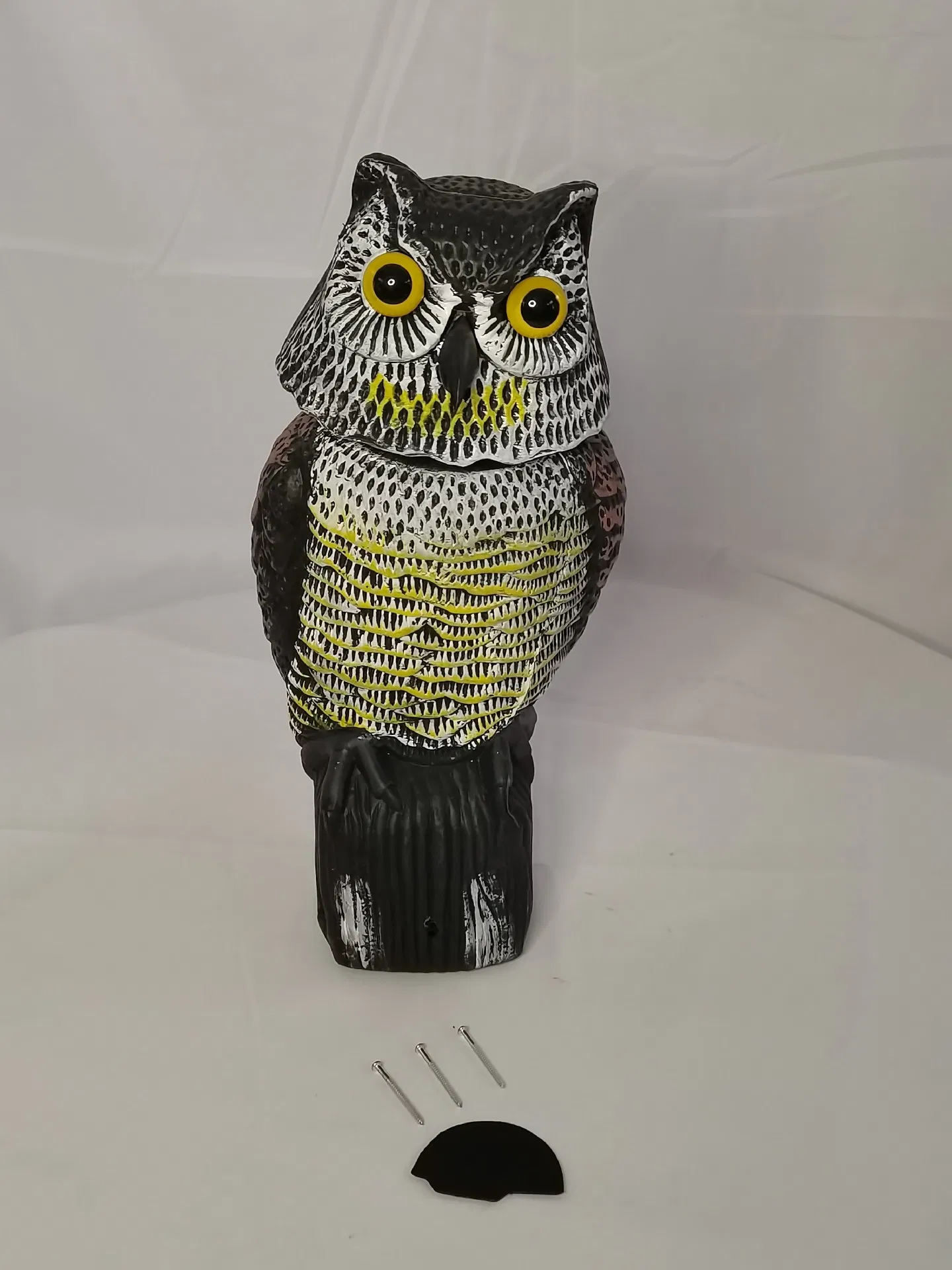 Owl Shape Bird Scared Pest Control Scarer Garden Scarecrow