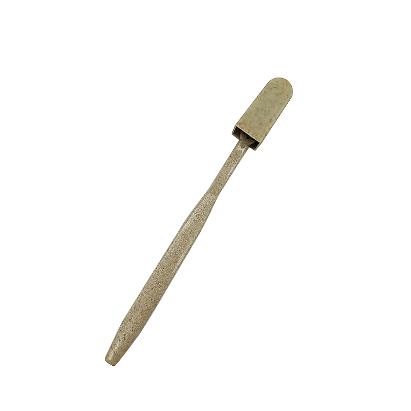 Disposable Wheat Straw Eco-Friendly Hotel Toothbrush