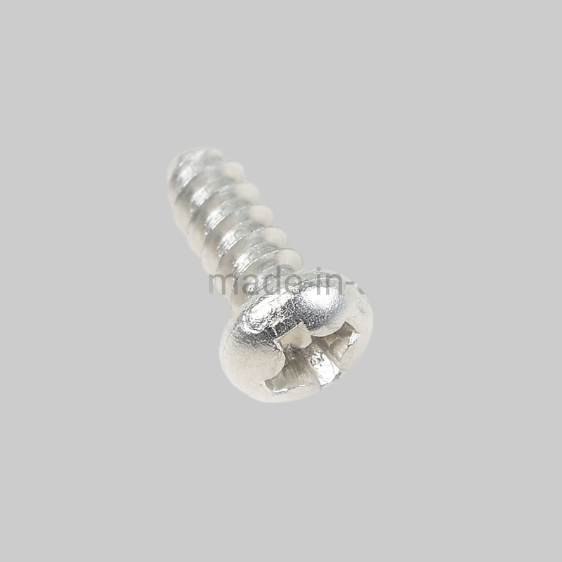 Custom Metal Pan Phillips Head Full Thread Nickel Plating Screw