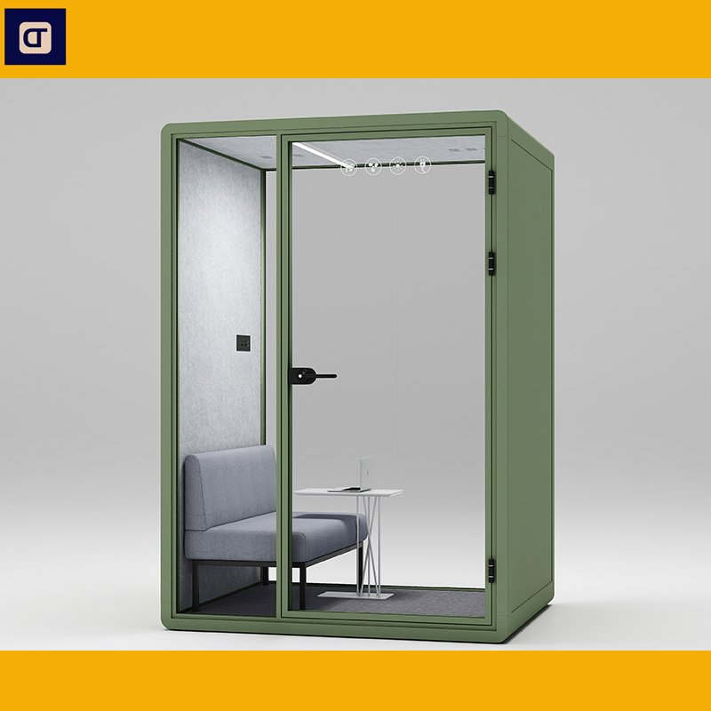 Steel Acoustic Panel M Pod for Private Space Phone Booth in Airport and Public Area